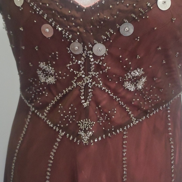 ECI New York Sleeveless beaded cocktail dress - Picture 3 of 6